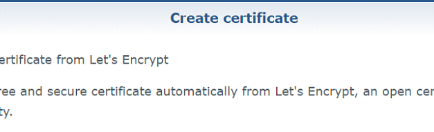 How To: Set up SSL Certificate on Synology NAS