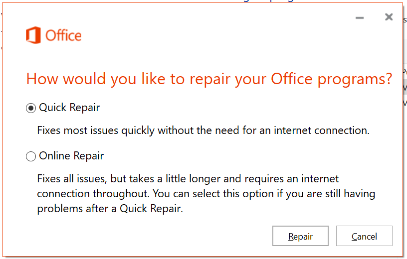Tip: Office 365 Application Problems
