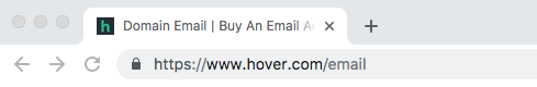 Recommendation: Cheap Email Hosting with Hover