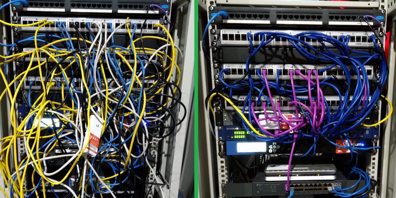 Project: Recabling our Server Rack