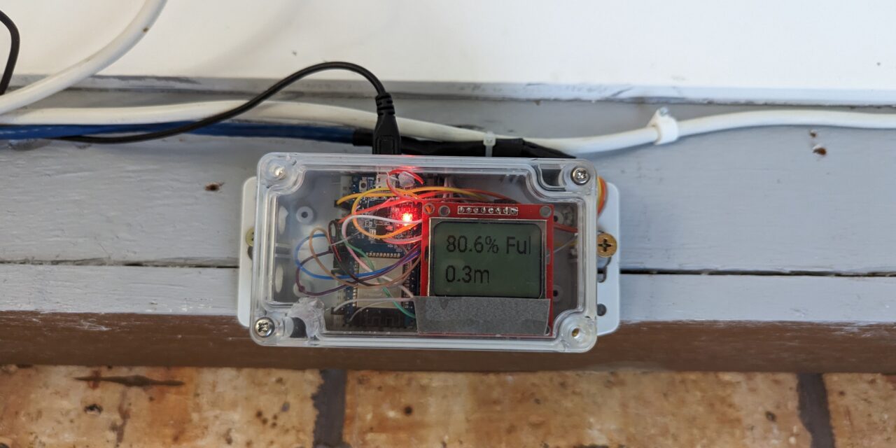 Project: Ultrasonic ESP32 tank water sensor – Home Assistant
