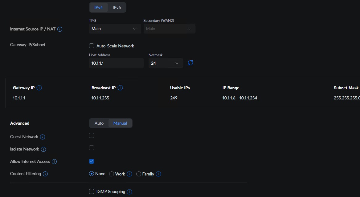 FIX: Unifi Content filtering blocks resolution of active directory DNS over site to site VPN